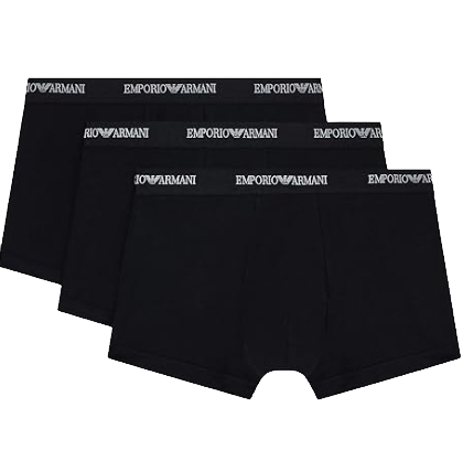 EMPORIO ARMANI BOXER TRIPACK EM000259 NERO MC061