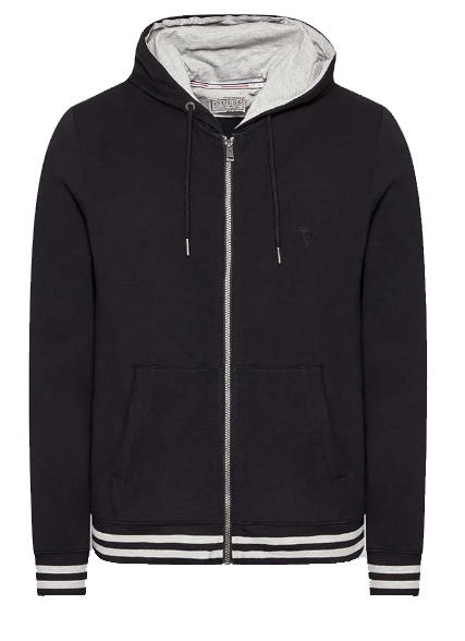 GUESS Guess Felpa Zip M2RQ48 K6ZS1 - NERO COTONE