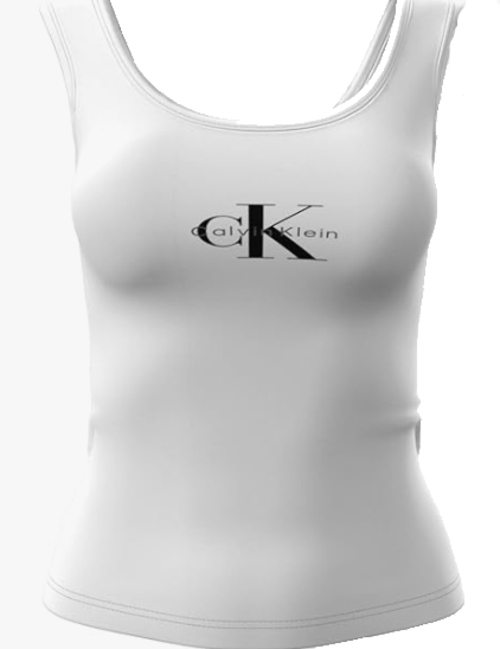 CALVIN KLEIN CANOTTA QS7603 DONNA BIANCO