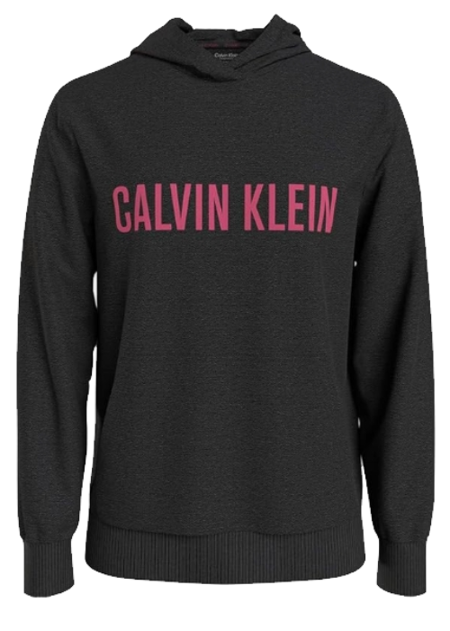 CALVIN KLEIN Felpa Uomo con Cappuccio Multicolore NM1966E NERO