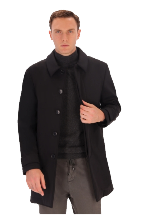 DISTRETTO12 TRENCH W.H.P BLU
