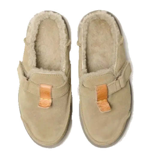SATORISAN UWABAKI CLOG SUEDE DRIFTWOOD