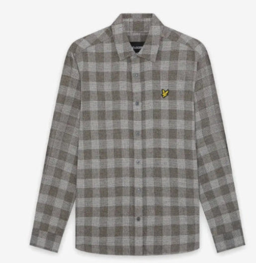 LYLE & SCOTT camicia flanella LW2520V grigia