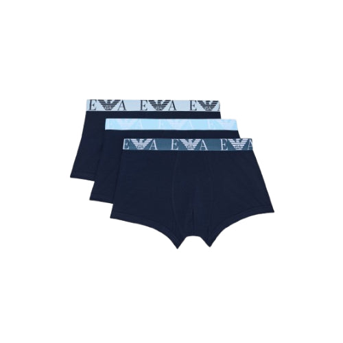 Emporio Armani 3Pack parigamba logo bold monogram EM000259 AF20668 BLU