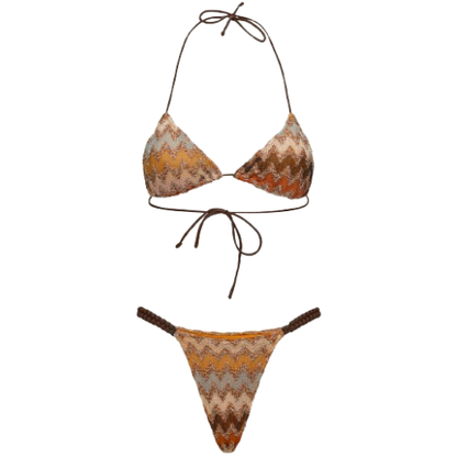 Me Fui Bikini Donna Triangolo con Slip fisso MF26-SW0400MC