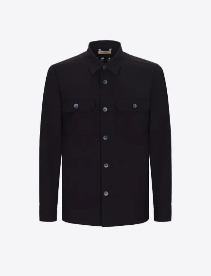 DISTRETTO12 SHIRT JACKET ACTIVE BLU