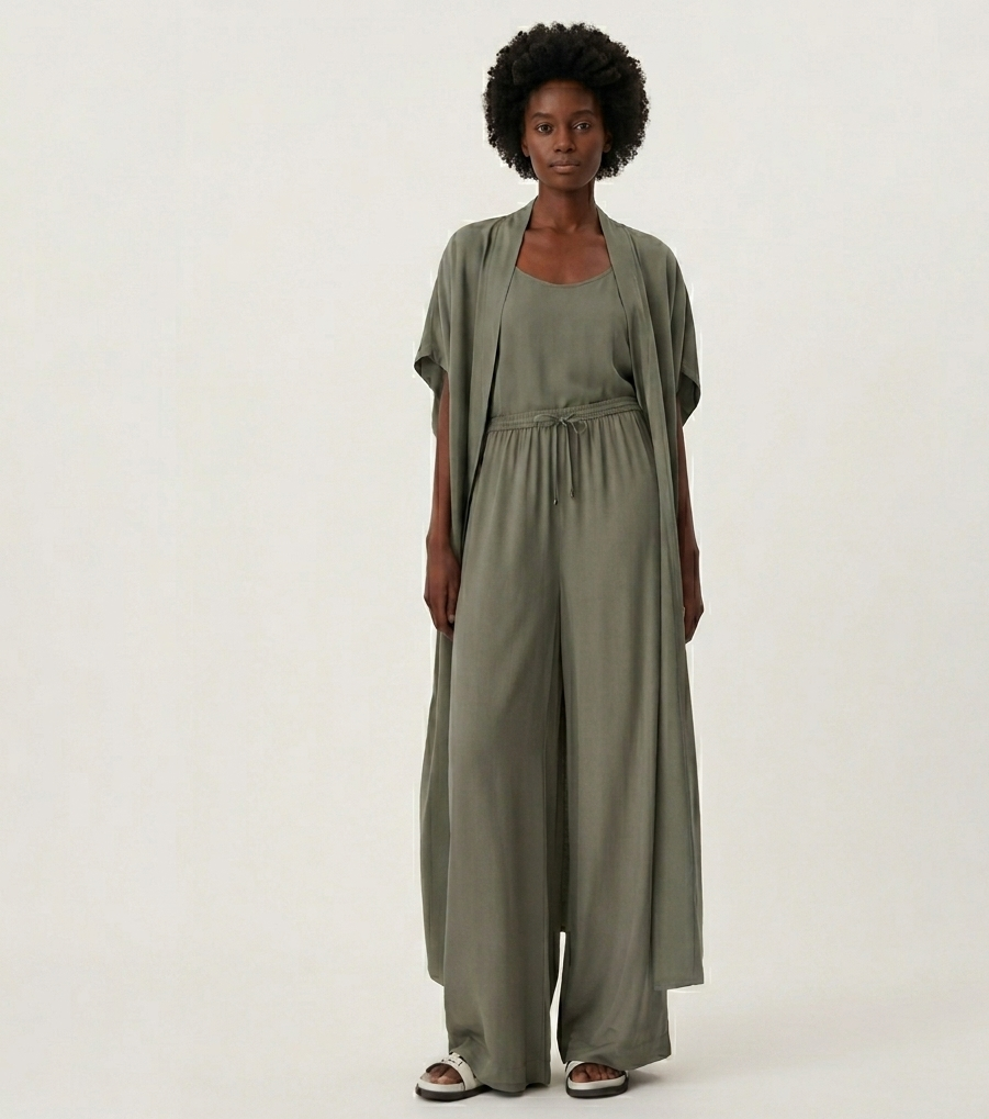 CALVIN KLEIN PANTALONE KW02823 LDY VERDE