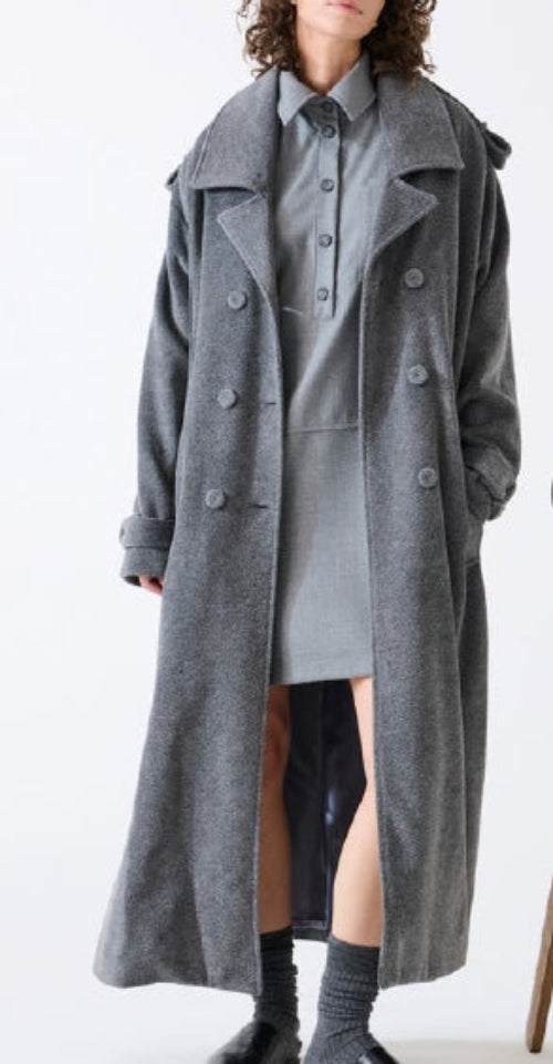 H2O cappotto Cacita grigio