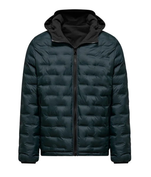 INVICTA piumino eco reversibile JM0156TROGX nero/verde