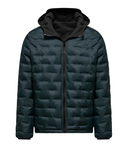 INVICTA piumino eco reversibile JM0156TROGX nero/verde
