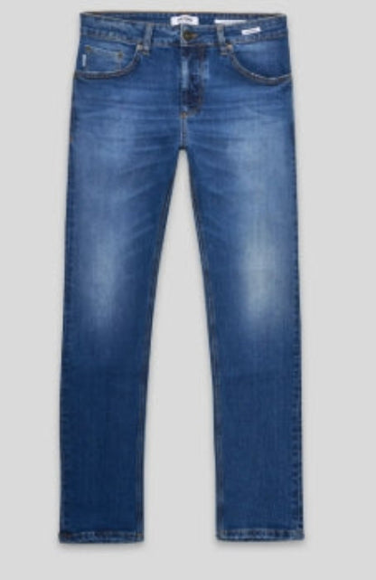 UNIFORM JEANS UOMO Barney Regular 49UNM0109 045 B2 BLUE DENIM