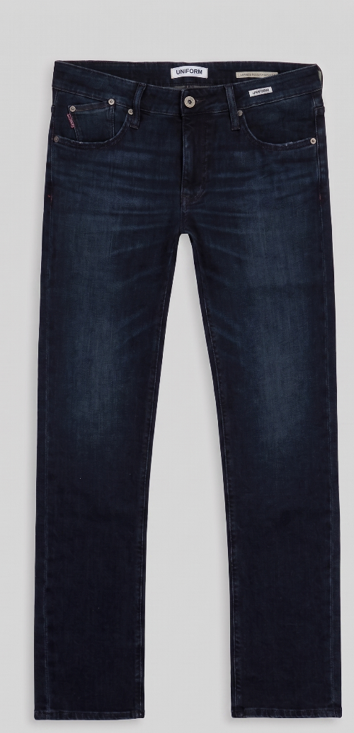 UNIFORM J Dean Normal Crotch Slim 49UNM0048 094 BB BLUE BLACK DENIM