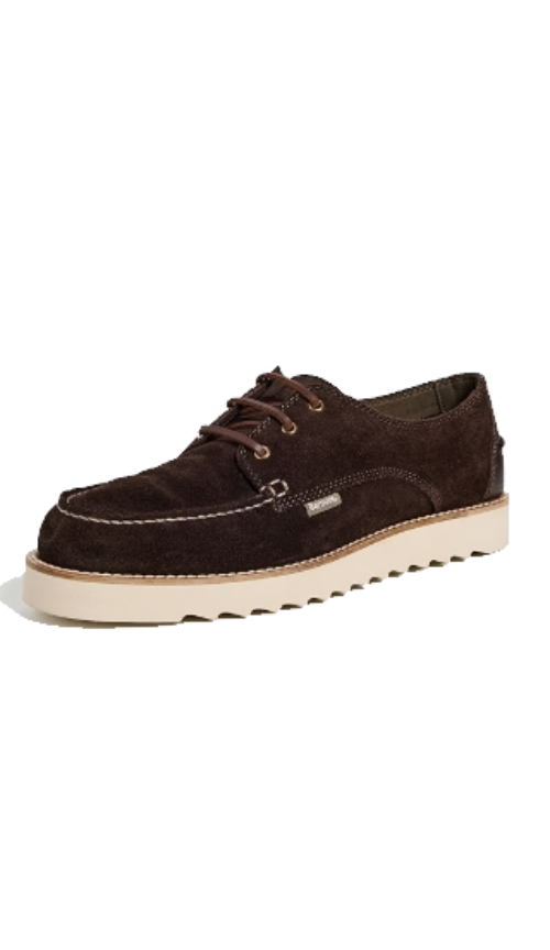 BARBOUR AYDON DERBY DARK BROWN MFO0823