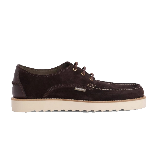 BARBOUR AYDON DERBY DARK BROWN MFO0823