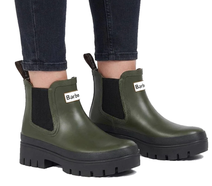 BARBOUR TRONCHETTO HALTON VERDE OLIVA OLIVE