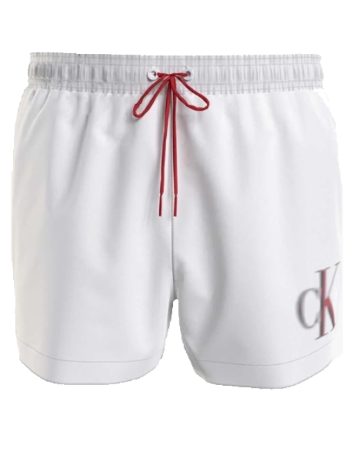 CALVIN KLEIN BOXER MARE KM00801 BIANCO