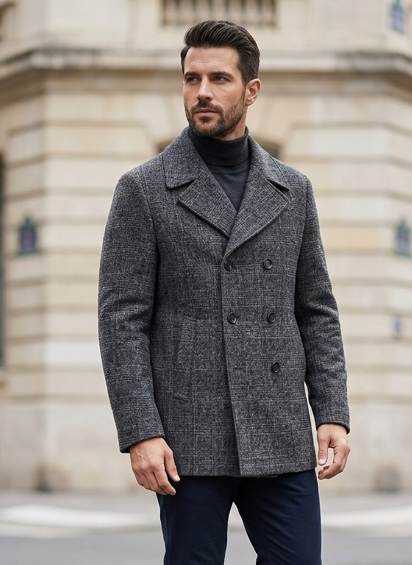 DISTRETTO12 PEACOAT ALAN XXL