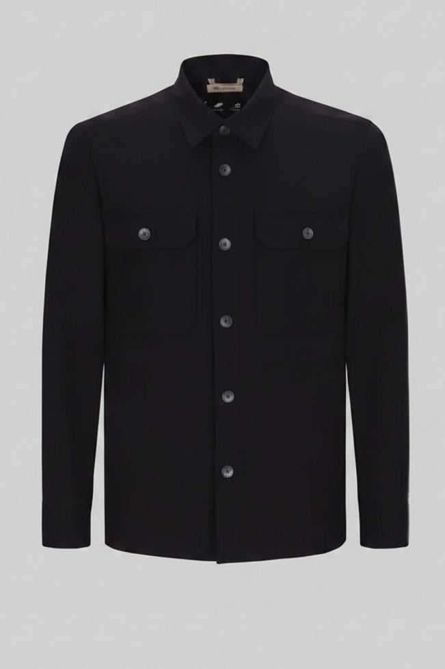 DISTRETTO12 SHIRT JACKET ACTIVE BLU
