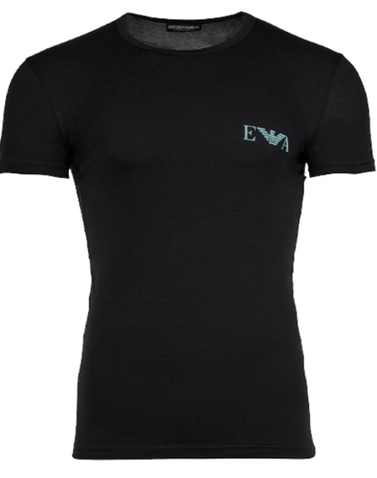 EMPORIO ARMANI T SHIRT BIPACK EM001849 NERO E GRI MEL MC499