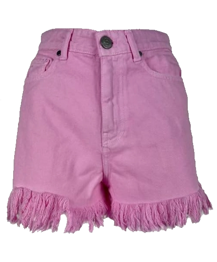 GAELLE GBD11768DSH Short in Denim Rosa
