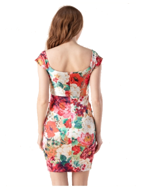 GUESS ABITO FANTASIA FLOREALE W4RK62KBSQ0