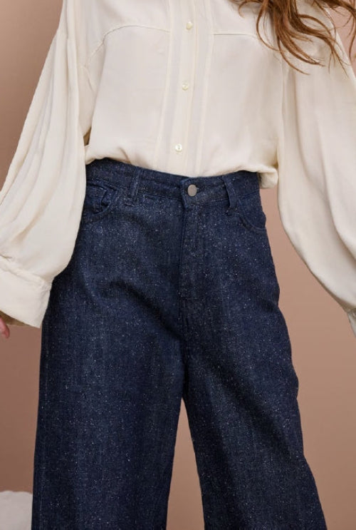 H20 PANTALONE LARGO JOCRA JEANS CON LUREX