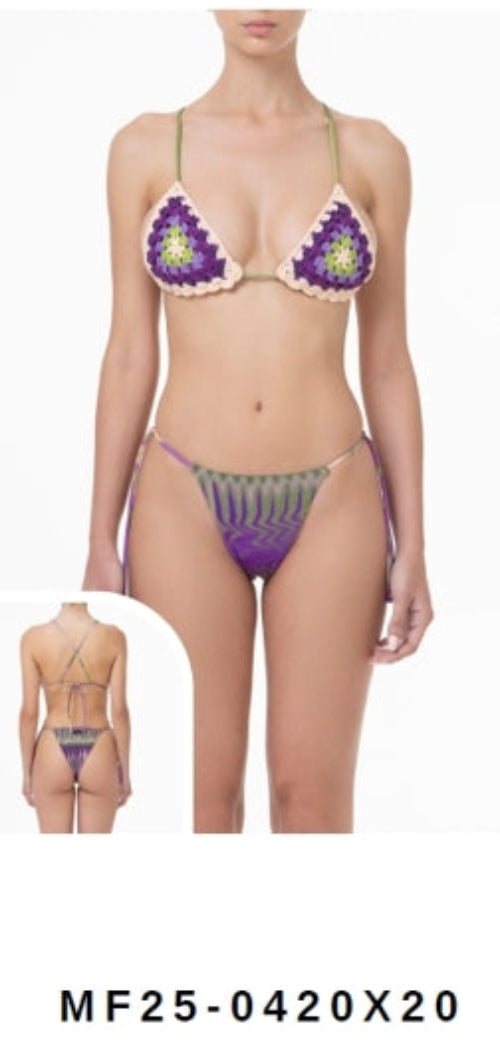 ME FUI BIKINI MF25 0420 X20 VIOLA UNCINETTO