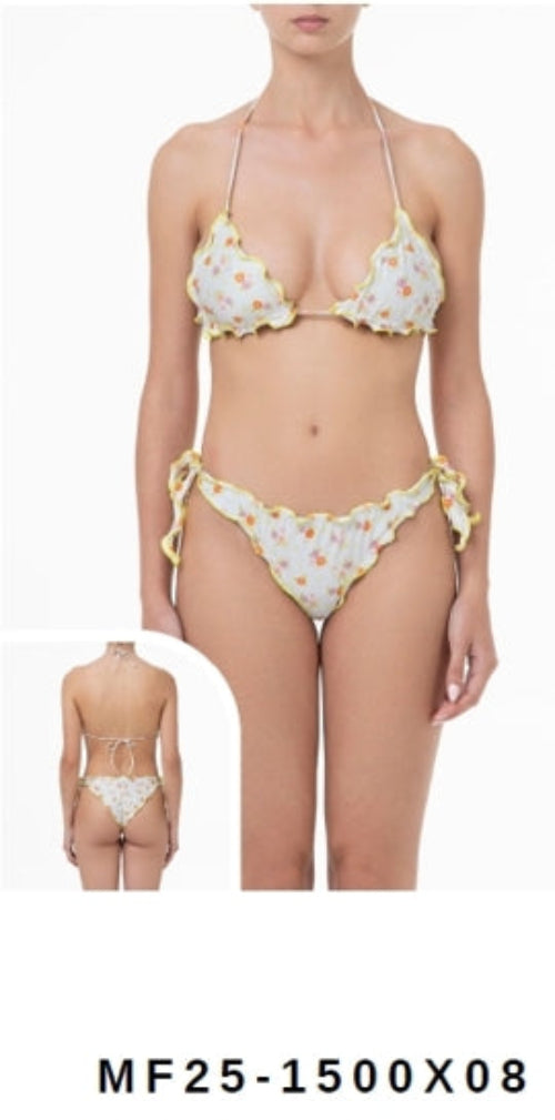 ME FUI BIKINI MF25 1500 X08 FIORELLINI BIANCO GIALLO