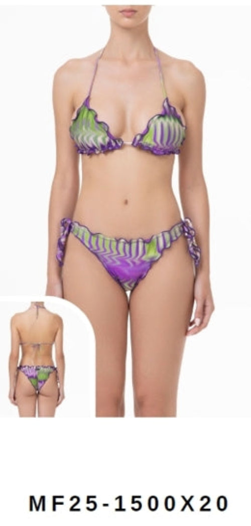 ME FUI BIKINI MF25 1500 X20 MULTICOLORE VIOLA VERDE