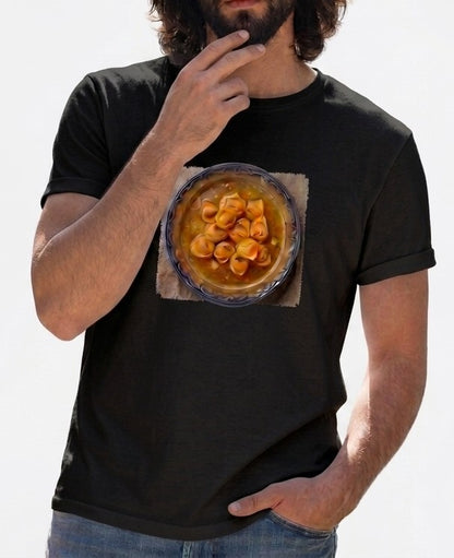 PATTERN PER BOLOGNA TSHIRT COTONE TORTELLINI NERA