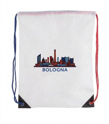 PATTERN PER BOLOGNA ZAINO NYLON SKYLINE BOLOGNA col BIANCO