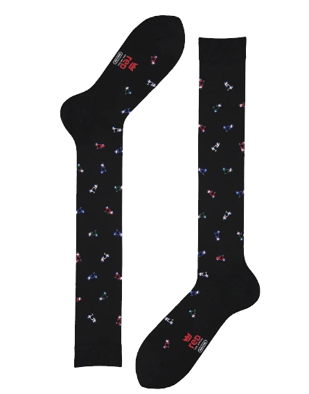 RED SOX APPEAL CALZA LUNGA COTONE VESPA NERO