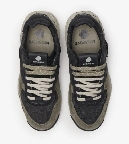 SATORISAN CHACRONA LINEN FADED FUMO BLACK NERO