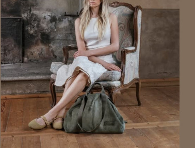 TUCANO VELLUTO SHOPPER LARGE GRIGIO
