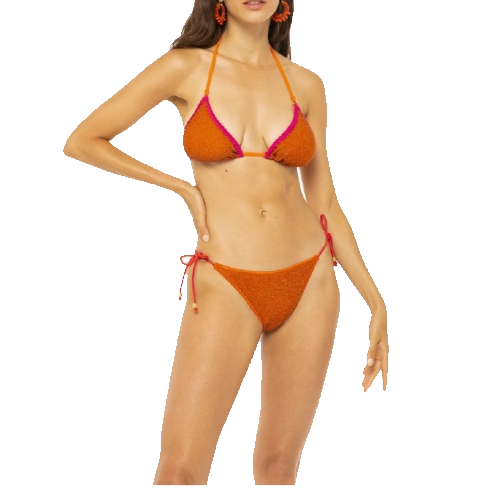 4GIVENESS FGBW2244 BIKINI LUREX + TRINA ARANCIONE