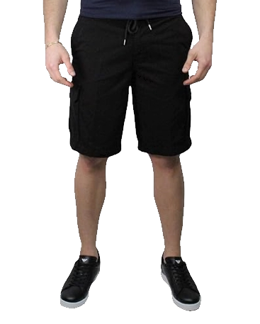EMPORIO ARMANI BERMUDA CARGO TASCONI 211835 NERO