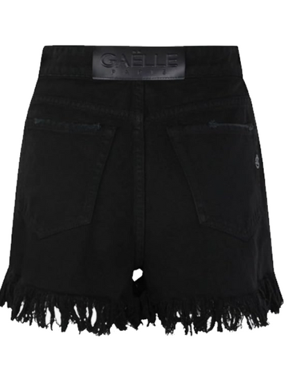 GAELLE GBD11768DSH Short in Denim Nero